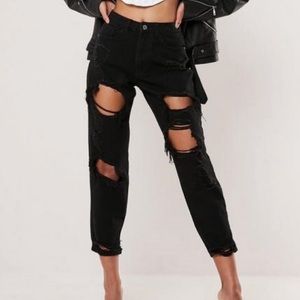 Missguided Riot High Waisted Mom Jeans